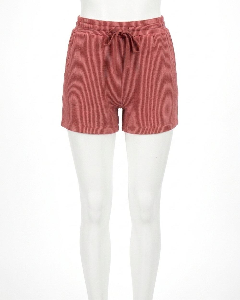 NEW GRACE AND LACE corded lounge shorts in persimmon